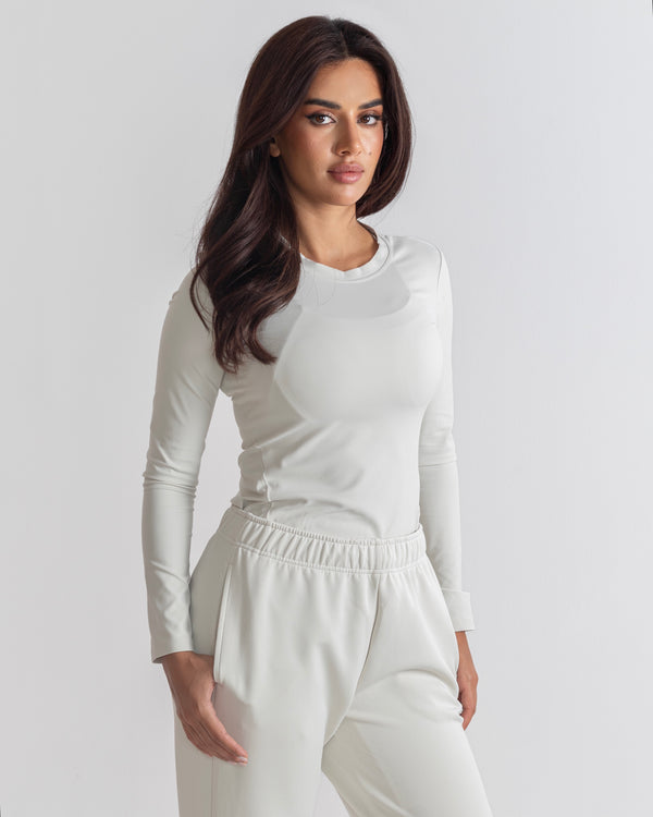 Ivory Long Sleeve Top